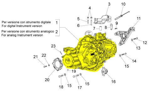 Tauschgetriebe Getriebe Piaggio Quargo