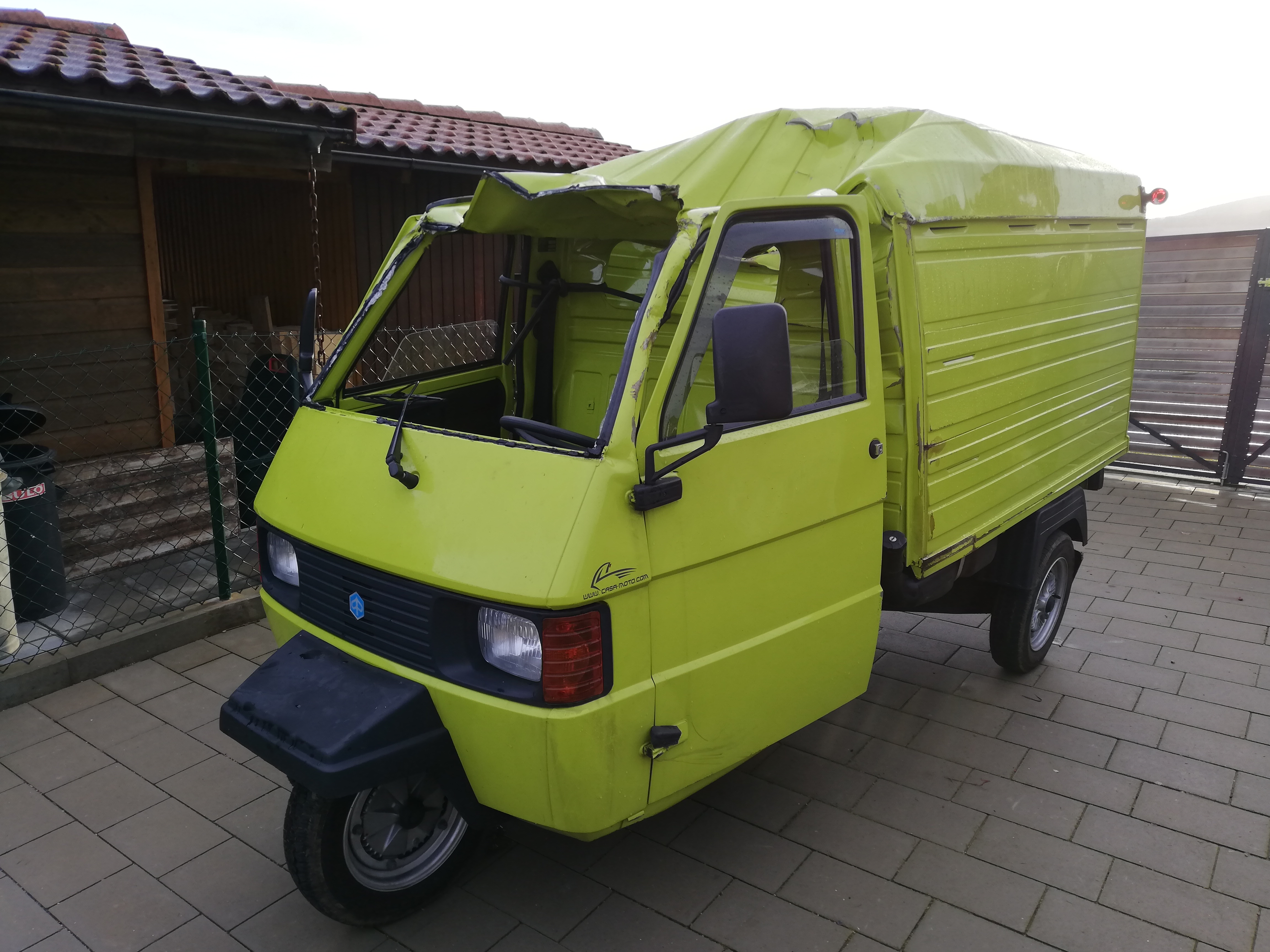 Kastenaufbau APE TM703 defekt