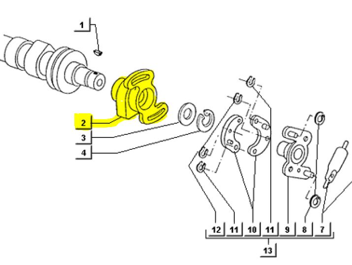 Pumpennocken Spritzversteller Regler AC Dieselmotor