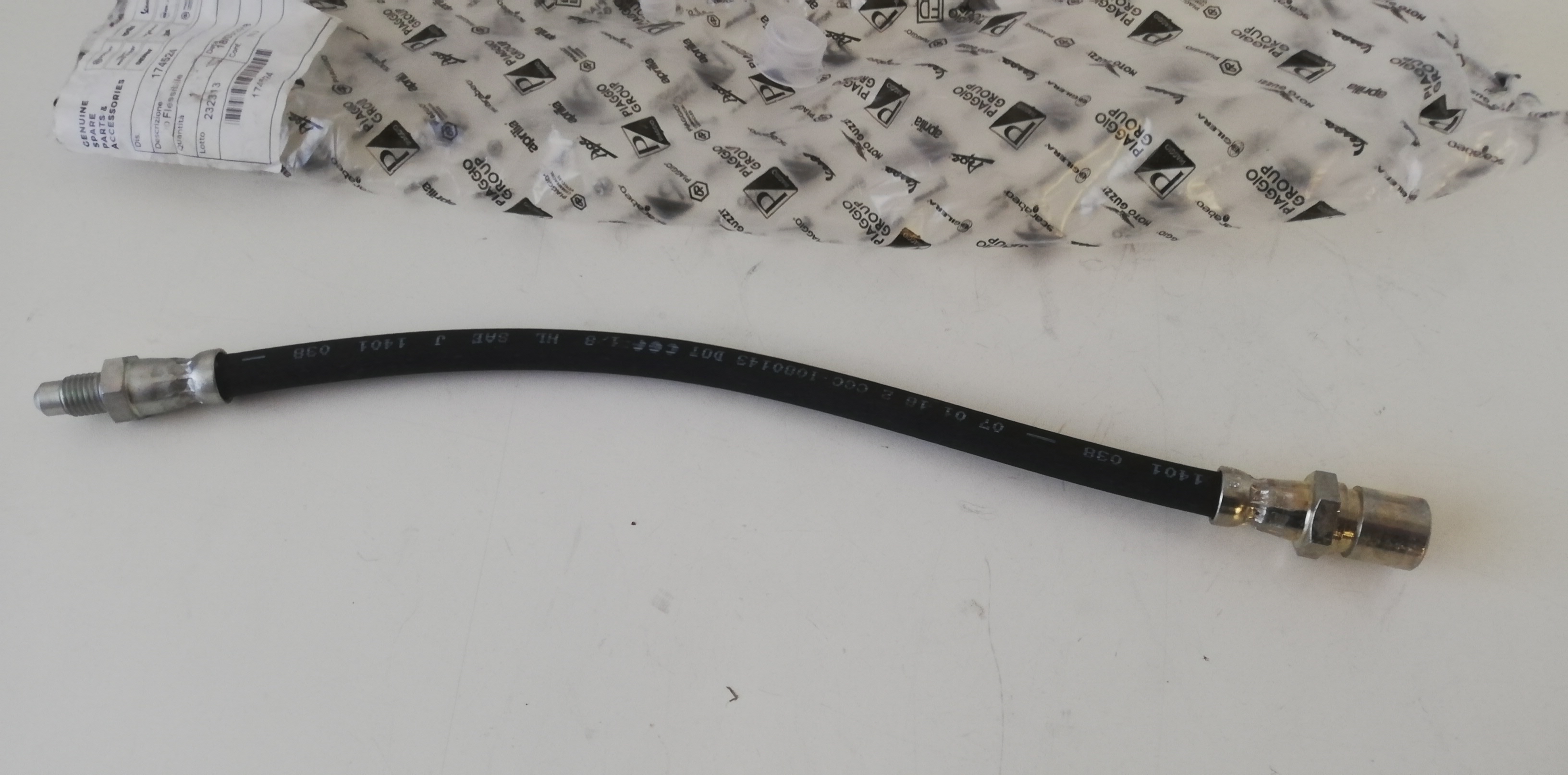 Bremsschlauch hinten TM, APE50, Quargo, Poker
